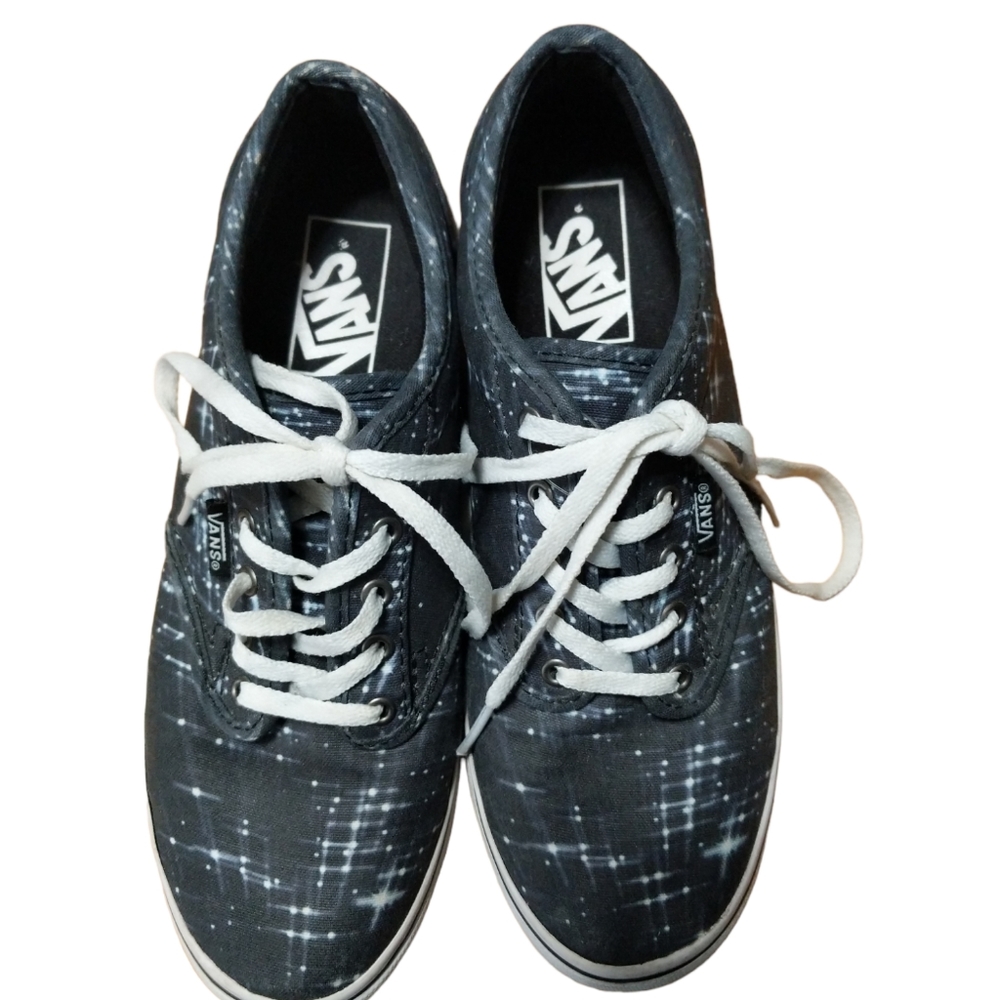 Vans Woman's Tennis Shoe's Blue Starry Night SZ 6
